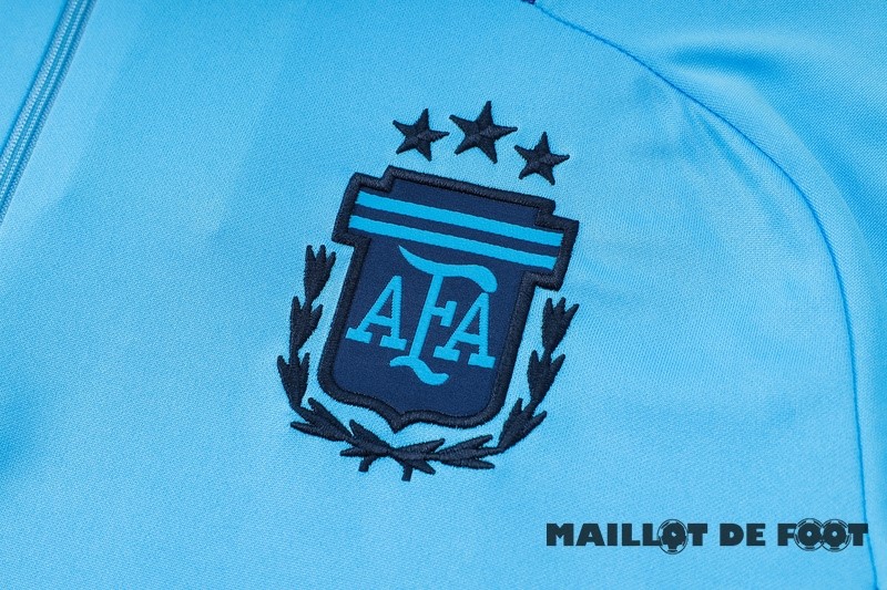 Foot Maillot Pas Cher Sudadera Entrainement Argentine 2024 Bleu Purpura