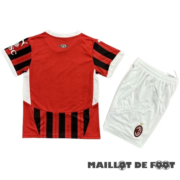 Foot Maillot Pas Cher Thailande Domicile Conjunto De Enfant AC Milan 2024 2025
