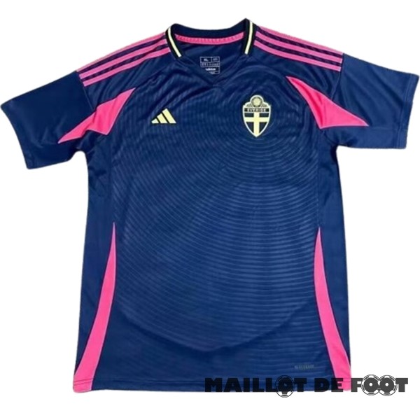 Foot Maillot Pas Cher Thailande Exterieur Maillot Suède 2024 Marine