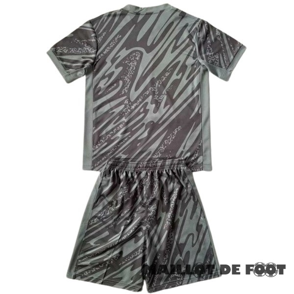Foot Maillot Pas Cher Thailande Gardien Conjunto De Enfant Brésil 2024 Gris