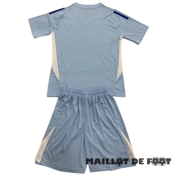 Foot Maillot Pas Cher Thailande Gardien Conjunto De Enfant Espagne 2024 Bleu