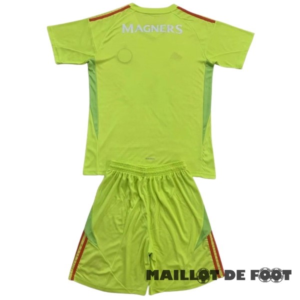 Foot Maillot Pas Cher Thailande Gardien Conjunto De Homme Celtic 2024 2025 Jaune