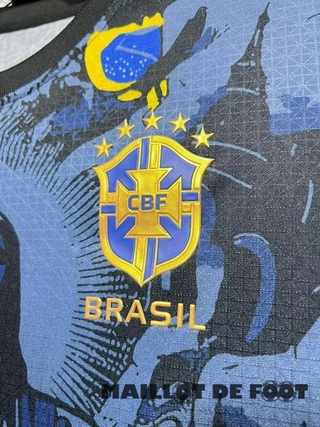 Foot Maillot Pas Cher Thailande Spécial Maillot Brésil 2024 Bleu Marine