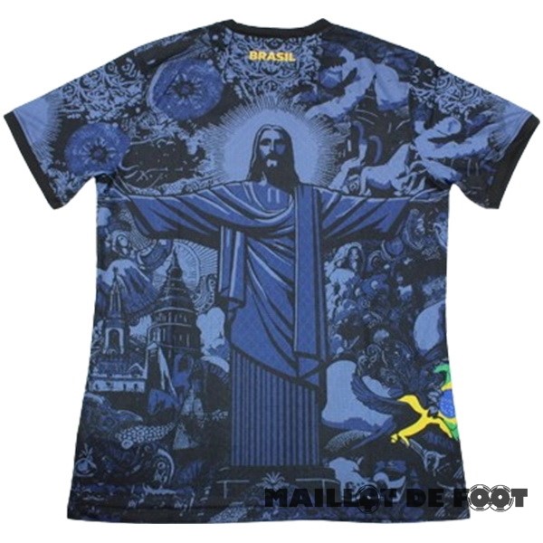 Foot Maillot Pas Cher Thailande Spécial Maillot Brésil 2024 Bleu Marine