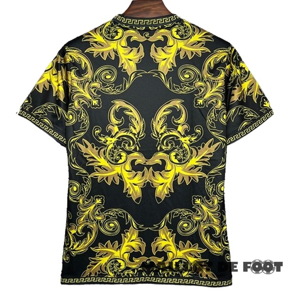 Foot Maillot Pas Cher Thailande Spécial Maillot Italie 2024 Jaune Noir