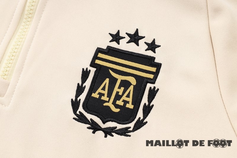 Foot Maillot Pas Cher Veste Con Capucha Argentine 2024 Jaune