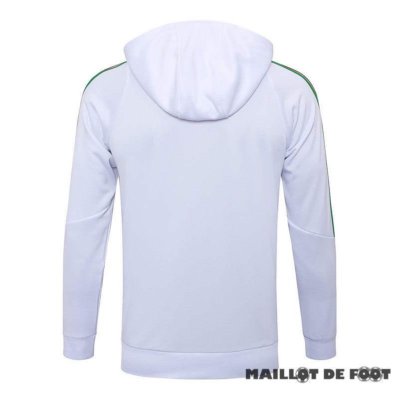 Foot Maillot Pas Cher Veste Con Capucha Italie 2024 Blanc