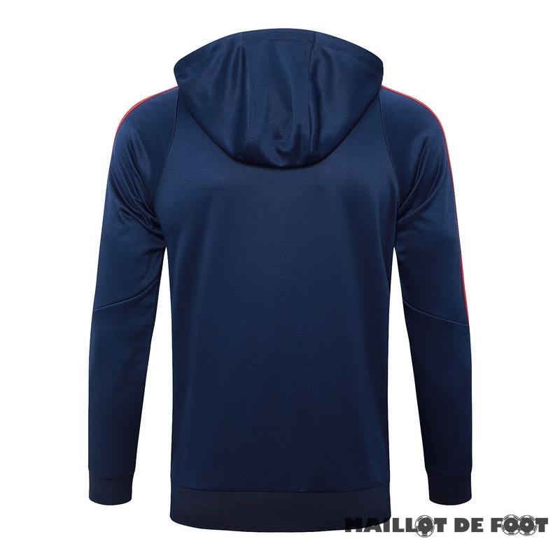 Foot Maillot Pas Cher Veste Con Capucha Italie 2024 Bleu Marine
